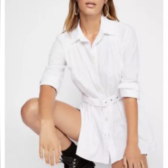 Free People In The Wind Button Down Top - Picture 9 of 13